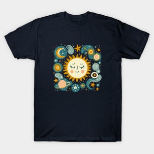 Serenity in the Cosmos - Dark T-Shirt